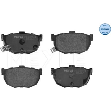 025 215 5314/W Bremsbelagsatz, Scheibenbremse MEYLE-ORIGINAL: True to OE.
