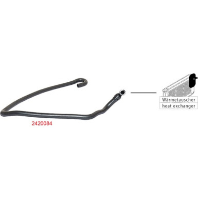 2420084 Heizungsschlauch 2420084 Heizungsschlauch