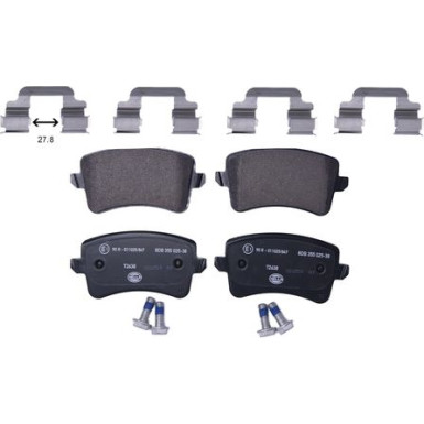8DB 355 025-381 Bremsbelagsatz, Scheibenbremse