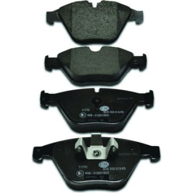 Hella Pagid | Bremsbelagsatz, Scheibenbremse | 8DB 355 013-931