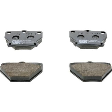 Ferodo | Bremsbelagsatz, Scheibenbremse | FDB1395