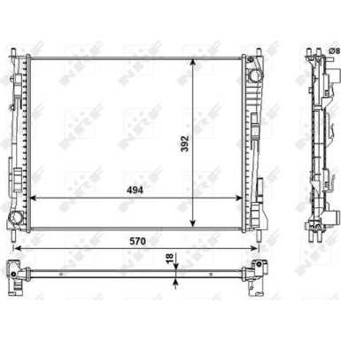 53991 Kühler, Motorkühlung