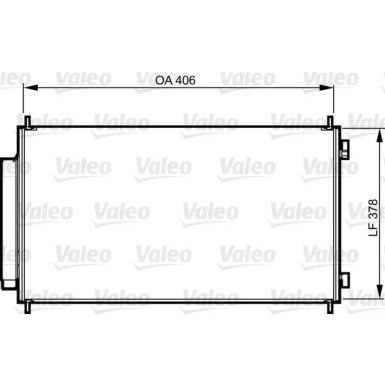 Valeo | Kondensator, Klimaanlage | 814232