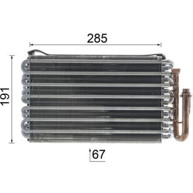 Mahle | Verdampfer, Klimaanlage | AE 35 000P