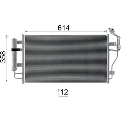 Mahle | Kondensator, Klimaanlage | AC 1089 000S