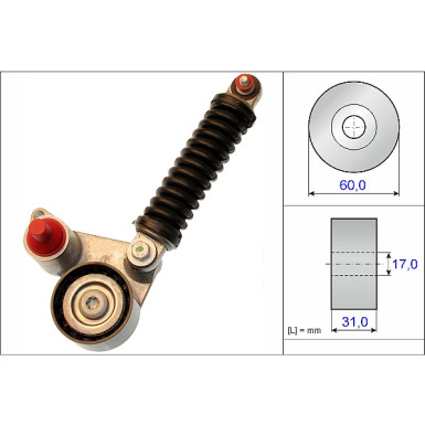 533 0107 10 Riemenspanner, Keilrippenriemen