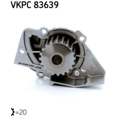 VKPC 83639 Wasserpumpe, Motorkühlung Aquamax VKPC 83639 Wasserpumpe, Motorkühlung Aquamax