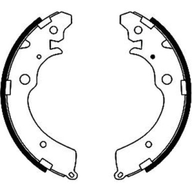 Hella | Bremsbackensatz | 8DB 355 001-481