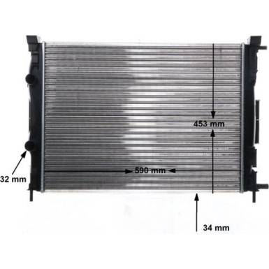 CR 41 000S Kühler, Motorkühlung BEHR