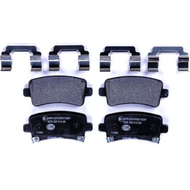 Hella Pagid | Bremsbelagsatz, Scheibenbremse | 8DB 355 012-991
