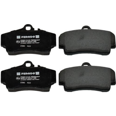 Ferodo | Bremsbelagsatz, Scheibenbremse | FDB1308 Ferodo | Bremsbelagsatz, Scheibenbremse | FDB1308