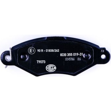 Hella | Bremsbelagsatz, Scheibenbremse | 8DB 355 019-311