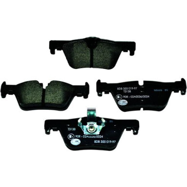 Hella Pagid | Bremsbelagsatz, Scheibenbremse | 8DB 355 019-971