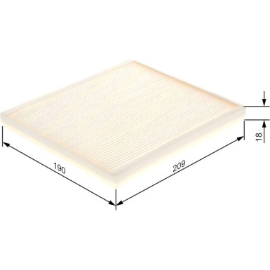 BOSCH 1 987 432 084 Innenraumfilter BOSCH 1 987 432 084 Innenraumfilter