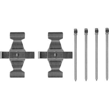 BOSCH | Zubehörsatz, Scheibenbremsbelag | 1 987 474 743