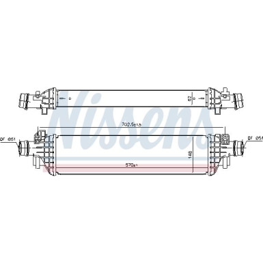 96173 Ladeluftkühler ** FIRST FIT **