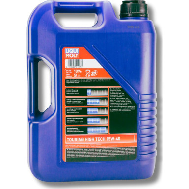 LIQUI MOLY 1096 Touring High Tech 15W-40, 5L LIQUI MOLY 1096 Touring High Tech 15W-40, 5L