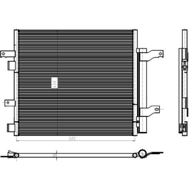 350388 Kondensator, Klimaanlage EASY FIT 350388 Kondensator, Klimaanlage EASY FIT