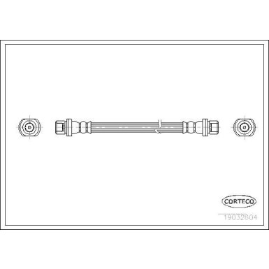 Corteco | Bremsschlauch | 19032604