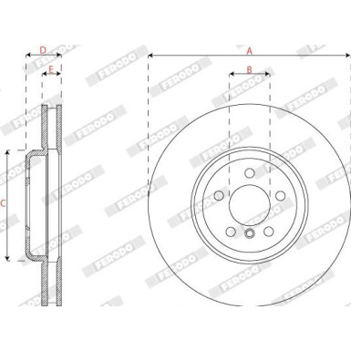 DDF2042RC-1 Bremsscheibe PREMIER