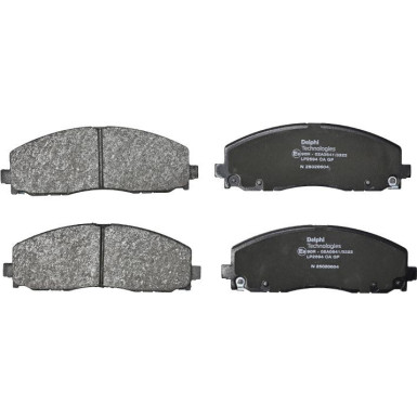 Delphi | Bremsbelagsatz, Scheibenbremse | LP2694 Delphi | Bremsbelagsatz, Scheibenbremse | LP2694