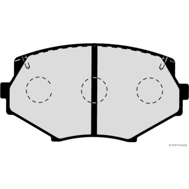 J3603044 Bremsbelagsatz, Scheibenbremse