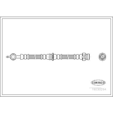 Corteco | Bremsschlauch | 19030294
