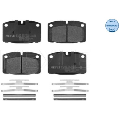 025 209 3915 Bremsbelagsatz, Scheibenbremse MEYLE-ORIGINAL: True to OE.