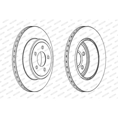 Ferodo | Bremsscheibe | DDF1766C-1
