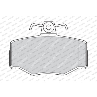 Ferodo Bremsbelagsatz, Scheibenbremse PREMIER ECO FRICTION FDB707