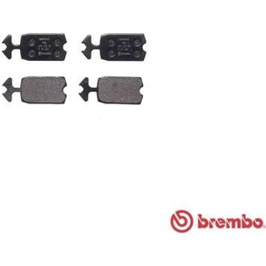 Brembo | Bremsbelagsatz, Scheibenbremse | P 61 002