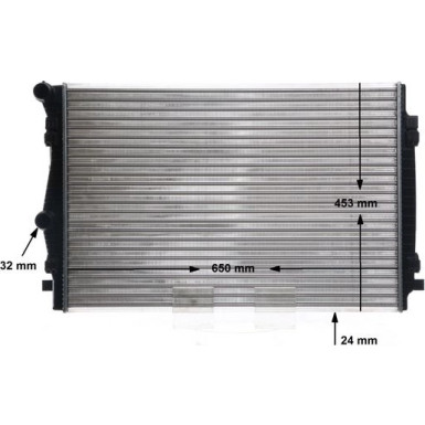 Mahle | Kühler, Motorkühlung | CR 2055 001S
