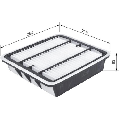 BOSCH F 026 400 306 Luftfilter