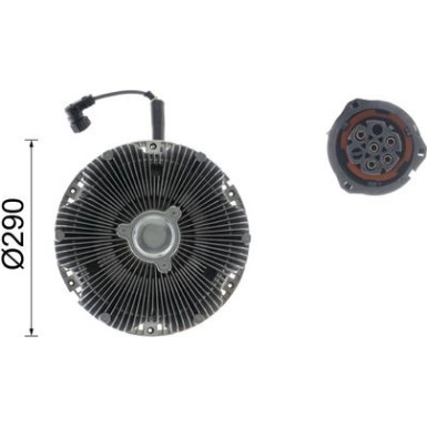 Mahle | Kupplung, Kühlerlüfter | CFC 173 000P