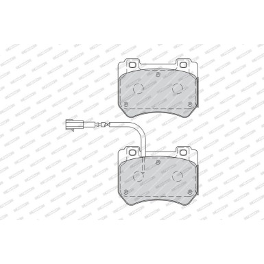 Ferodo Bremsbelagsatz, Scheibenbremse PREMIER FDB4206