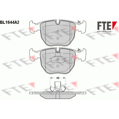 9010265 Bremsbelagsatz, Scheibenbremse