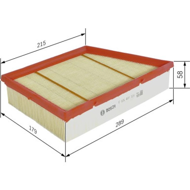 BOSCH F 026 400 324 Luftfilter BOSCH F 026 400 324 Luftfilter