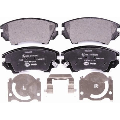 Hella Pagid | Bremsbelagsatz, Scheibenbremse | 8DB 355 013-041