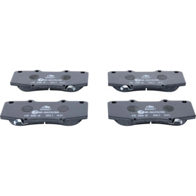 13.0460-5667.2 Bremsbelagsatz, Scheibenbremse