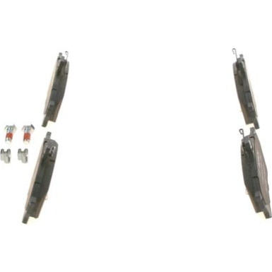 BOSCH | Bremsbelagsatz, Scheibenbremse | 0 986 424 370