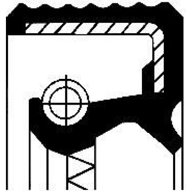 Corteco | Wellendichtring, Differential | 12011549B