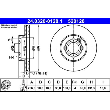 24.0320-0128.1 Bremsscheibe PowerDisc