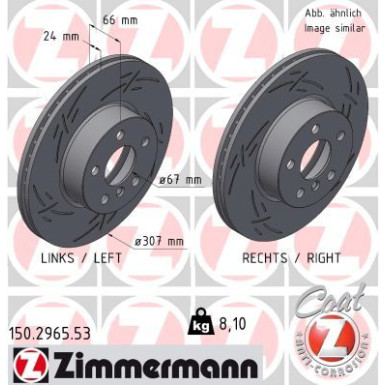 150.2965.53 Bremsscheibe BLACK Z