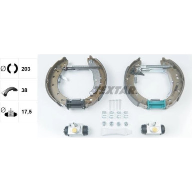 Textar Bremsbackensatz Shoe Kit Pro 84071400