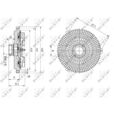 49622 Kupplung, Kühlerlüfter 49622 Kupplung, Kühlerlüfter