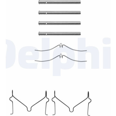 LX0143 Zubehörsatz, Scheibenbremsbelag LX0143 Zubehörsatz, Scheibenbremsbelag