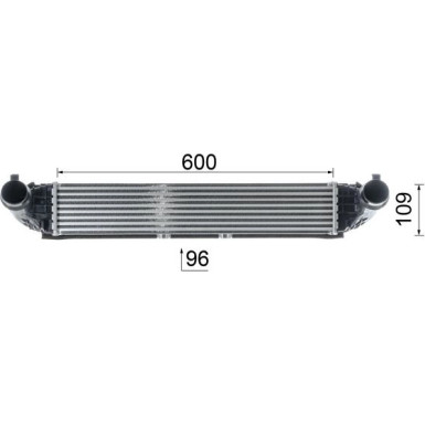 Mahle | Ladeluftkühler | CI 615 000P