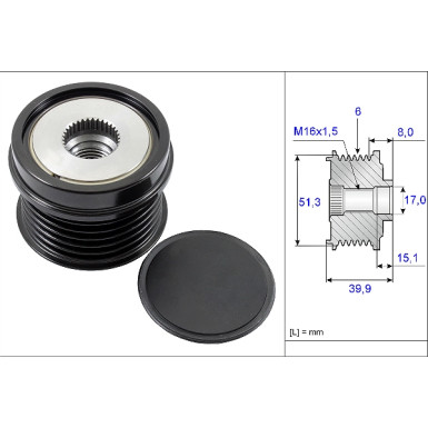 535 0252 10 Generatorfreilauf