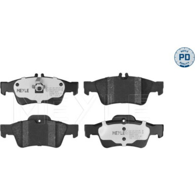 025 233 3516/PD Bremsbelagsatz, Scheibenbremse MEYLE-PD: Advanced performance and design.