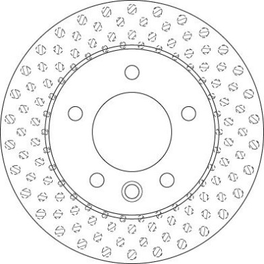 DF6194S Bremsscheibe TRW SINGLE